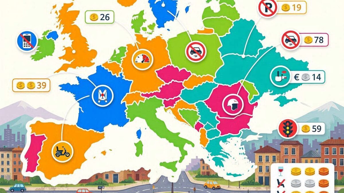 В большинстве европейских стран контроль дорожного движения автоматизирован